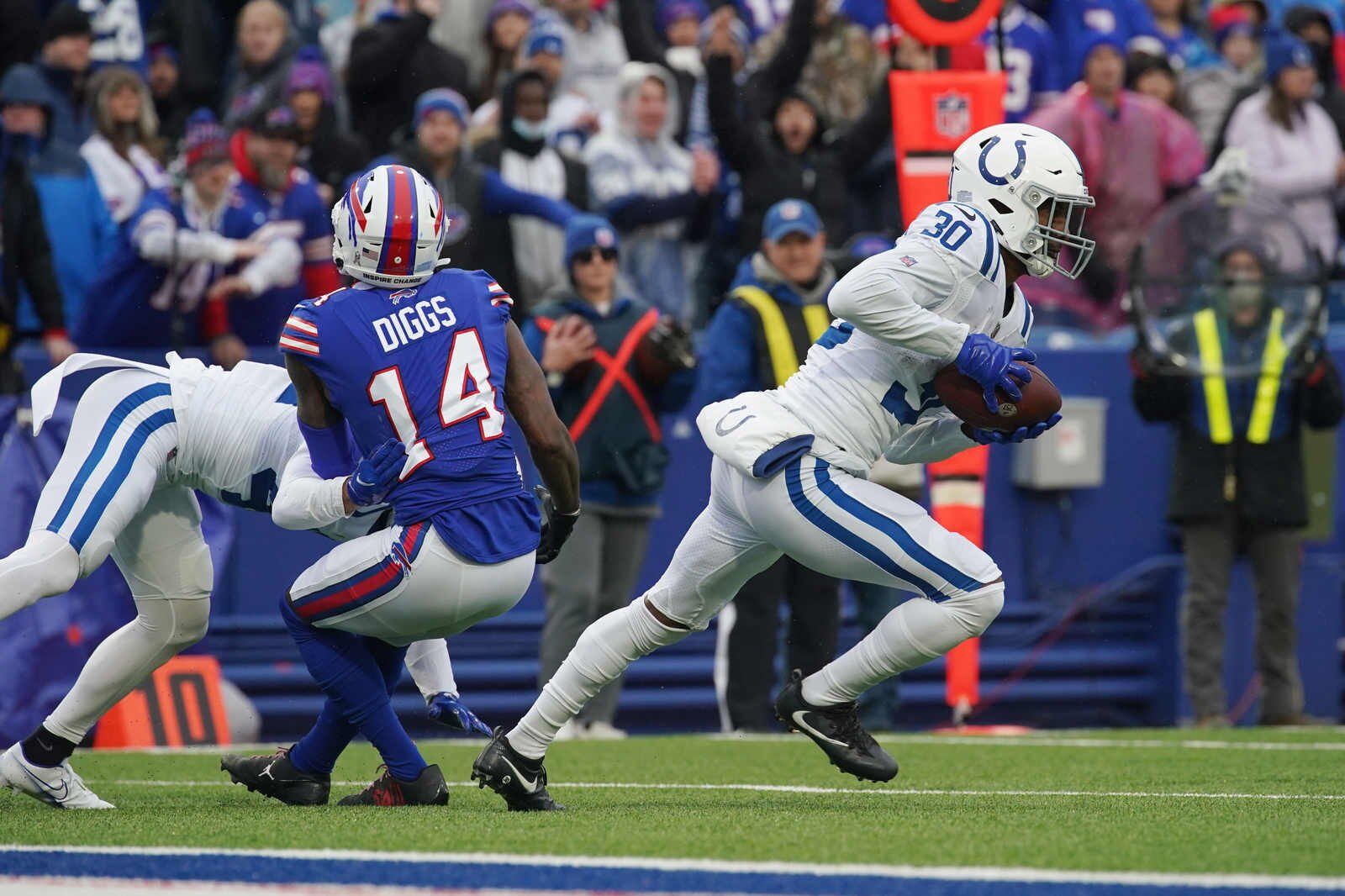 Odum intercepts again